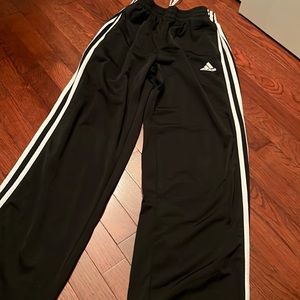adidas wide bottom sweatpants